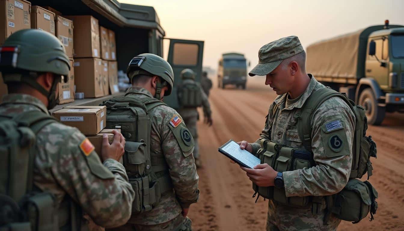 Illustration: Pourquoi la logistique militaire est-elle essentielle à la réussite des opérations ?