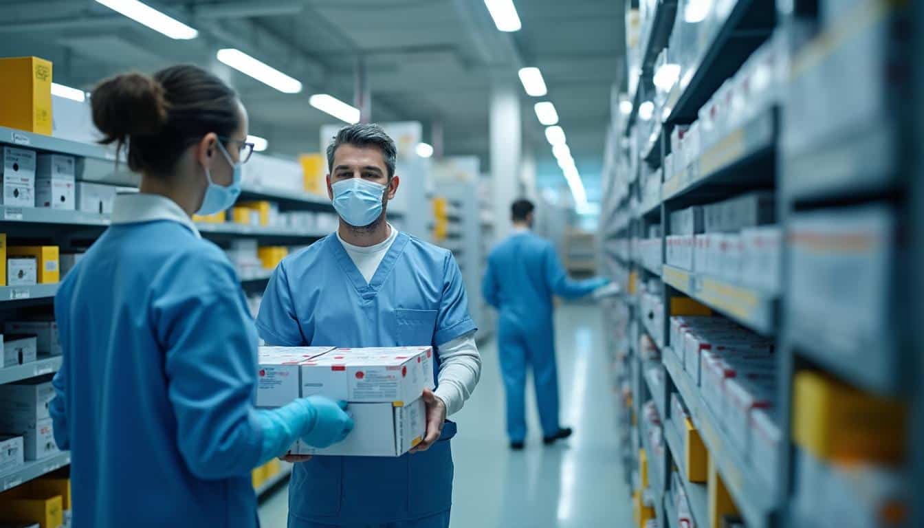 Illustration: Explorer les différentes étapes de la chaîne logistique dans le milieu hospitalier et pharmaceutique