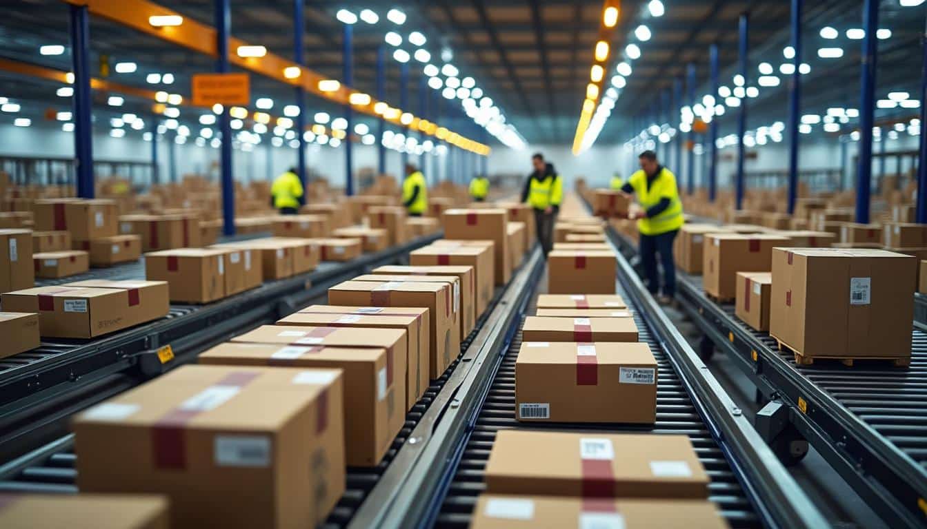 Illustration: Comment fonctionnent les plateformes logistiques lors du transit des colis ?