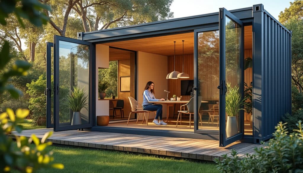 Bureau en conteneur : un espace de travail modulable et écologique