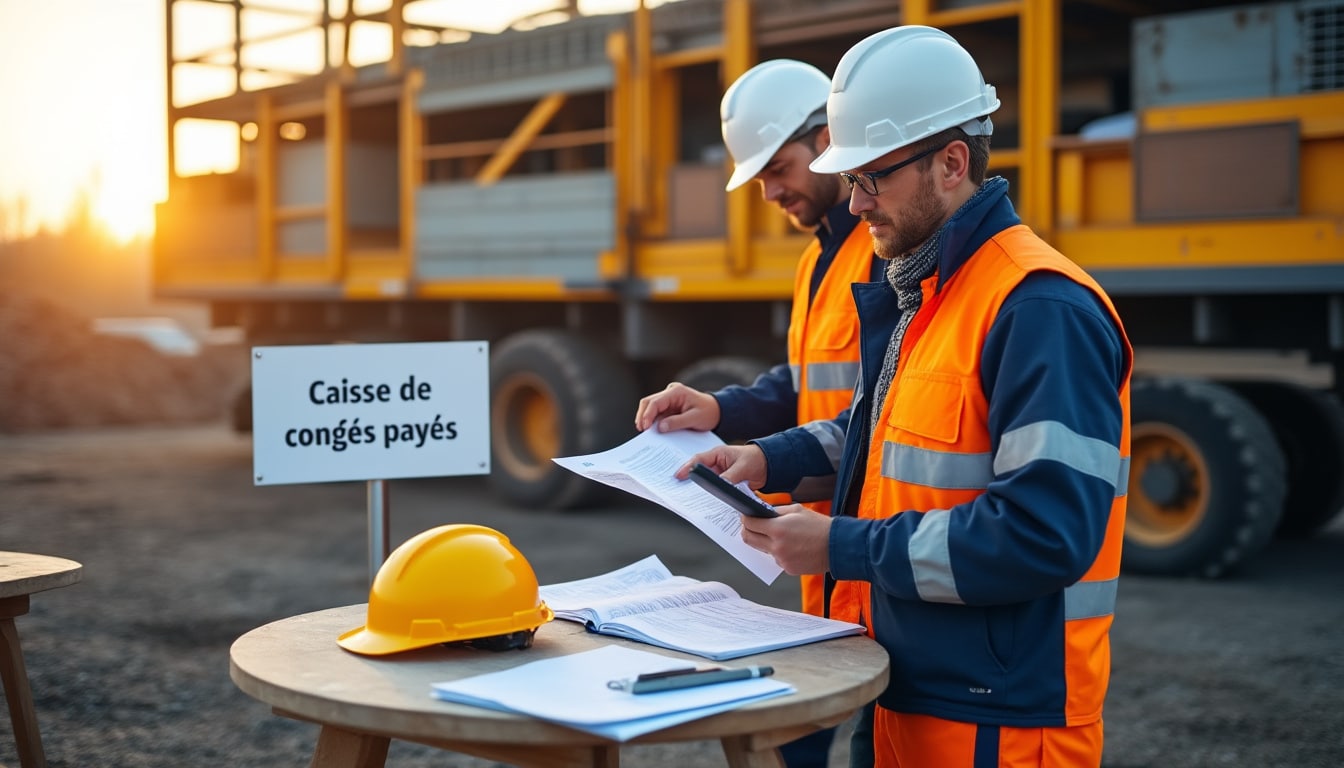 Illustration: Comprendre le rôle essentiel de la caisse de congés payés dans le secteur du BTP